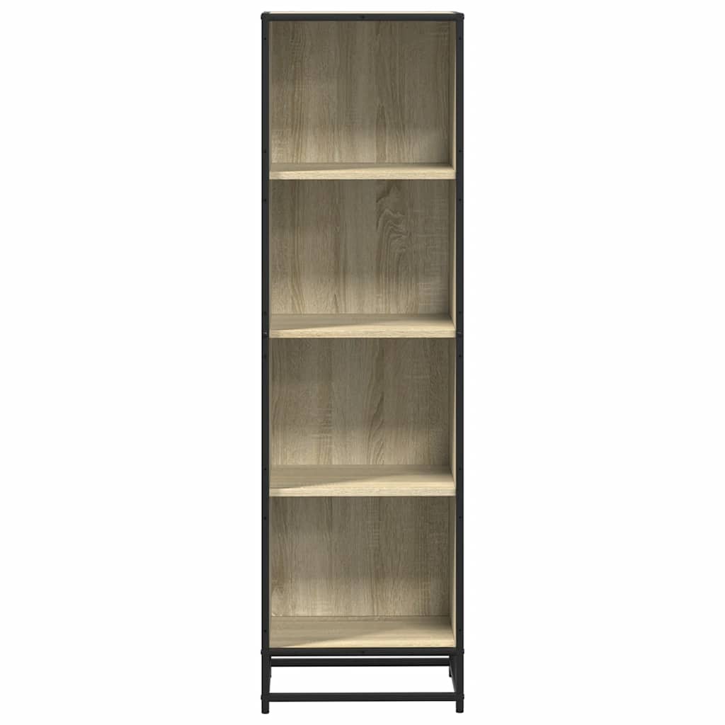 Bücherregal Schwarz 60x35x139 cm Holzwerkstoff