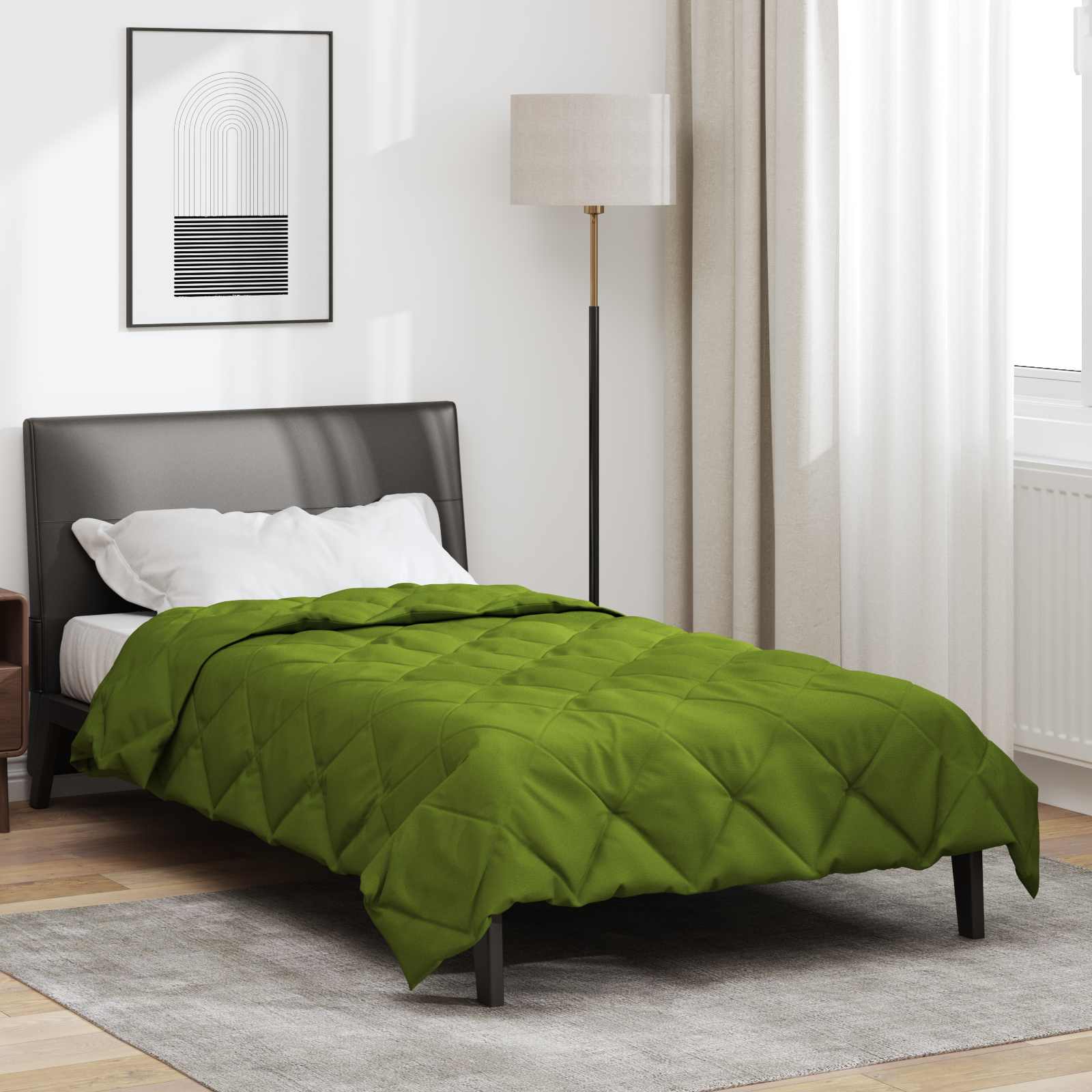 Sommerdecke Anthrazit 200 x 135 cm Mikrofaser