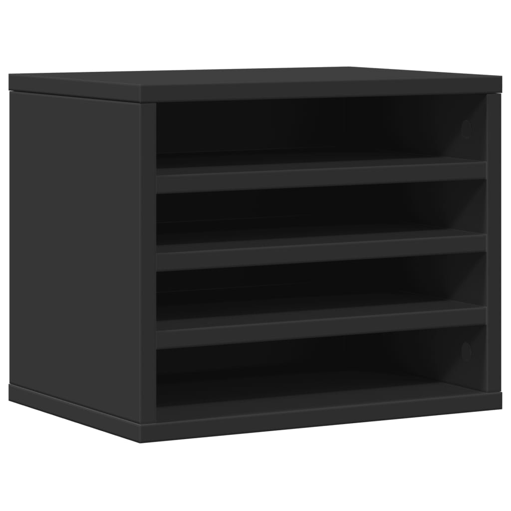 Schreibtisch-Organizer Weiß 36x26x29,5 cm Holzwerkstoff