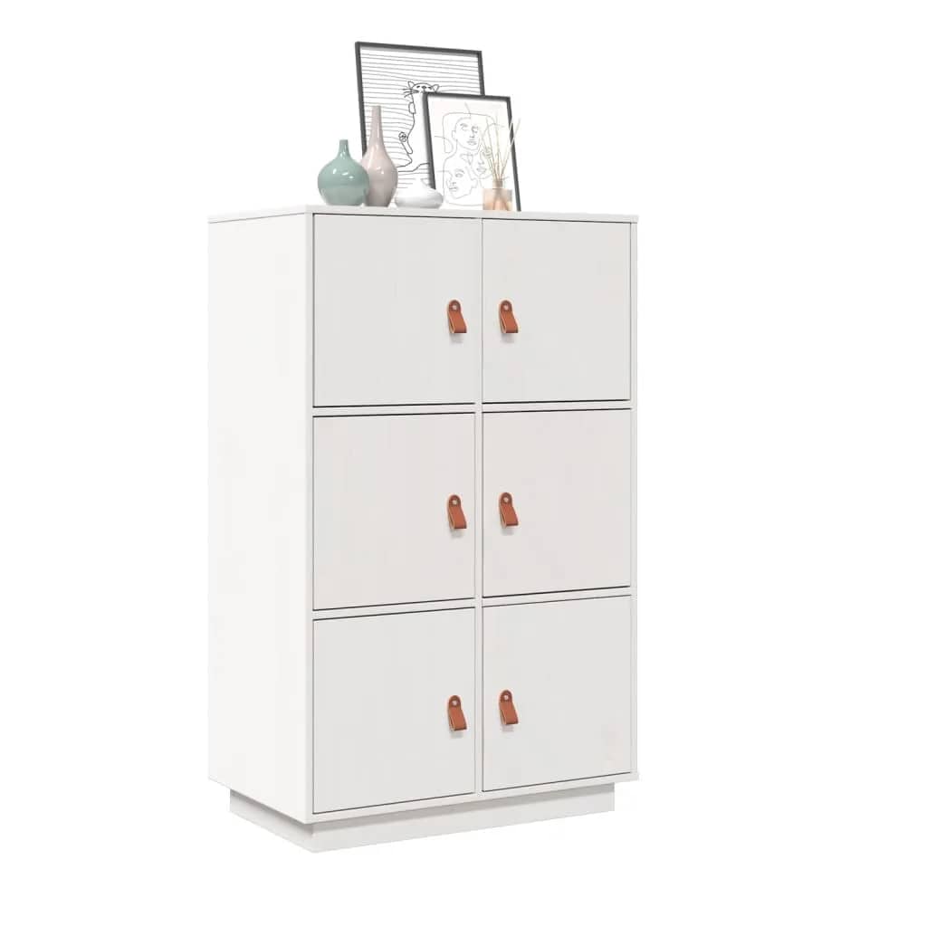 Highboard 67x40x108,5 cm Massivholz Kiefer