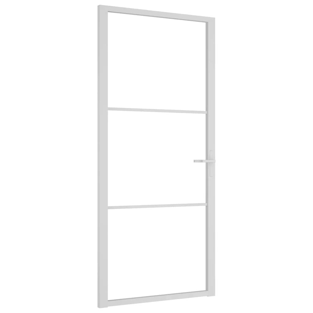Innentür ESG Glas und Aluminium 76x201,5 cm Schwarz