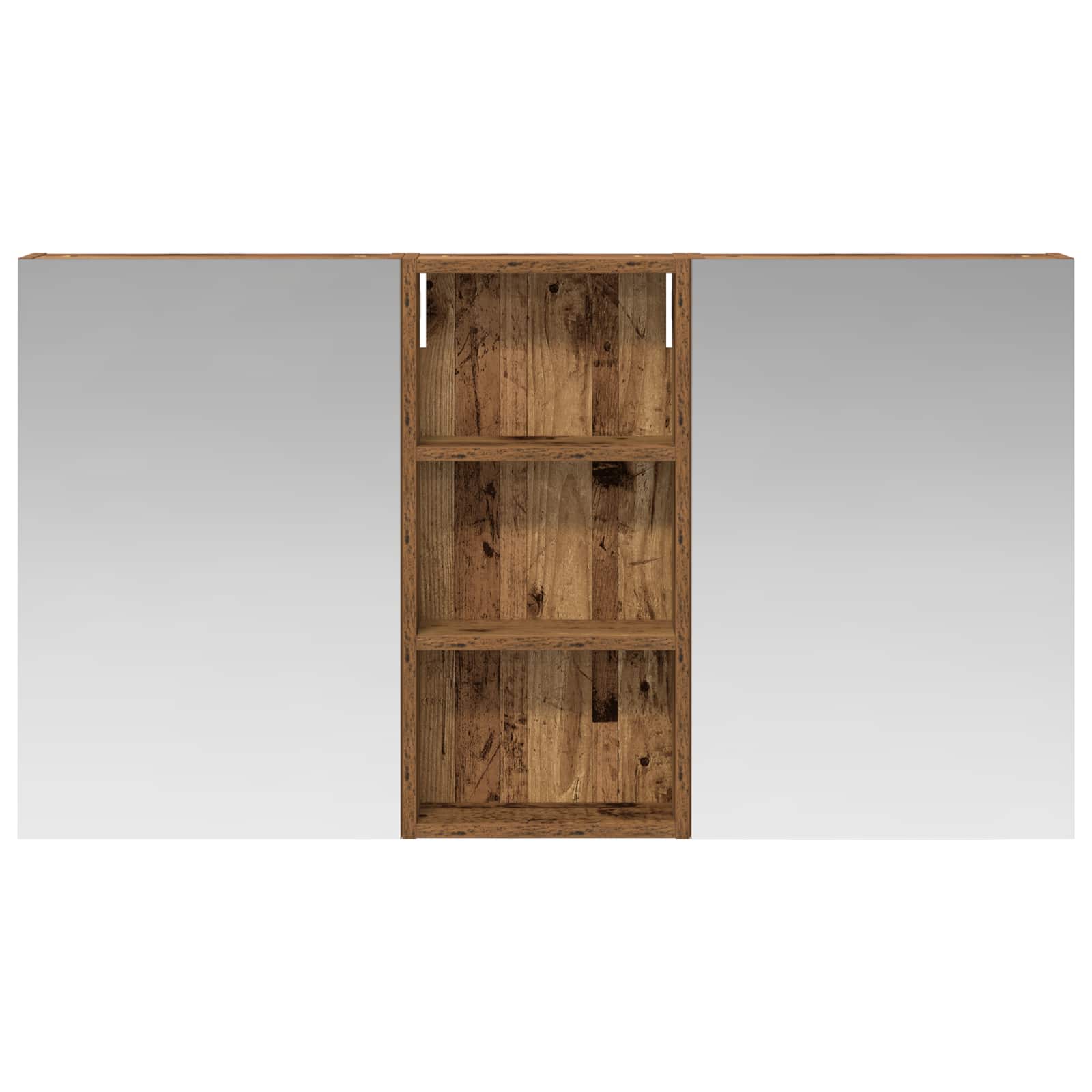 Badezimmerschrank-Set 3 pcs 80 x 10,5 x 50 cm Holzwerkstoff