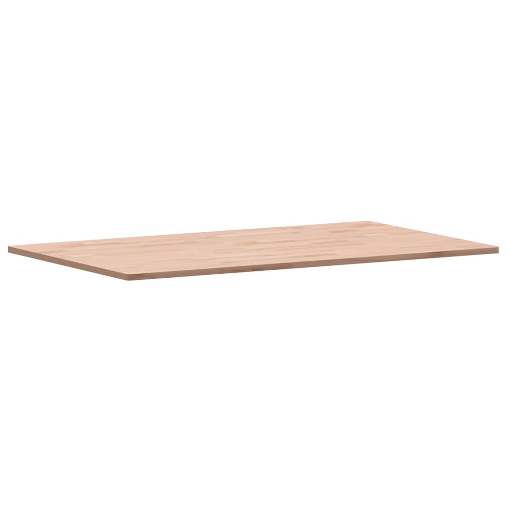 Tischplatte 80x40x1,5 cm Rechteckig Massivholz Buche