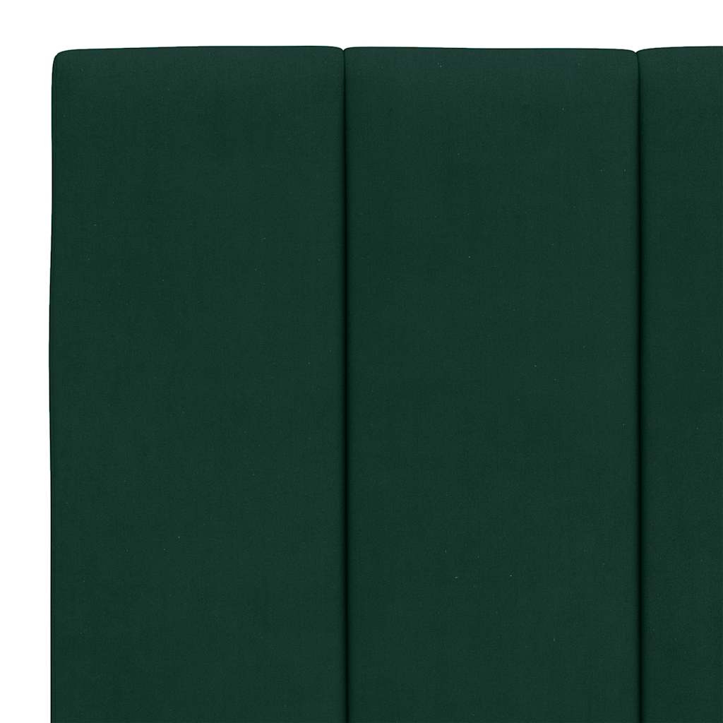 Bett mit Matratze "Hanko" Hellgrau 80x200 cm Samt