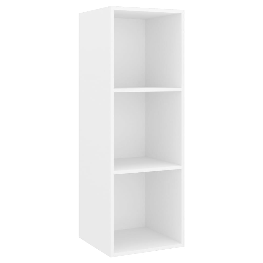 4-tlg. TV-Schrank-Set Weiß Holzwerkstoff