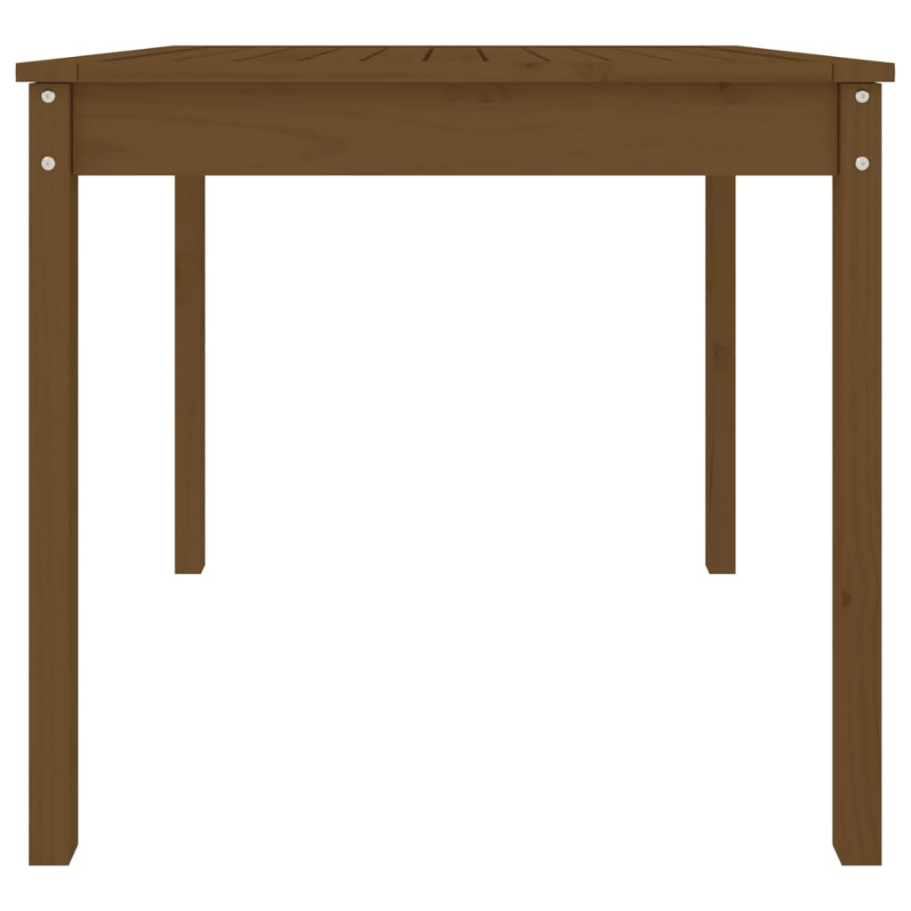 Gartentisch 82,5x82,5x76 cm Massivholz Kiefer