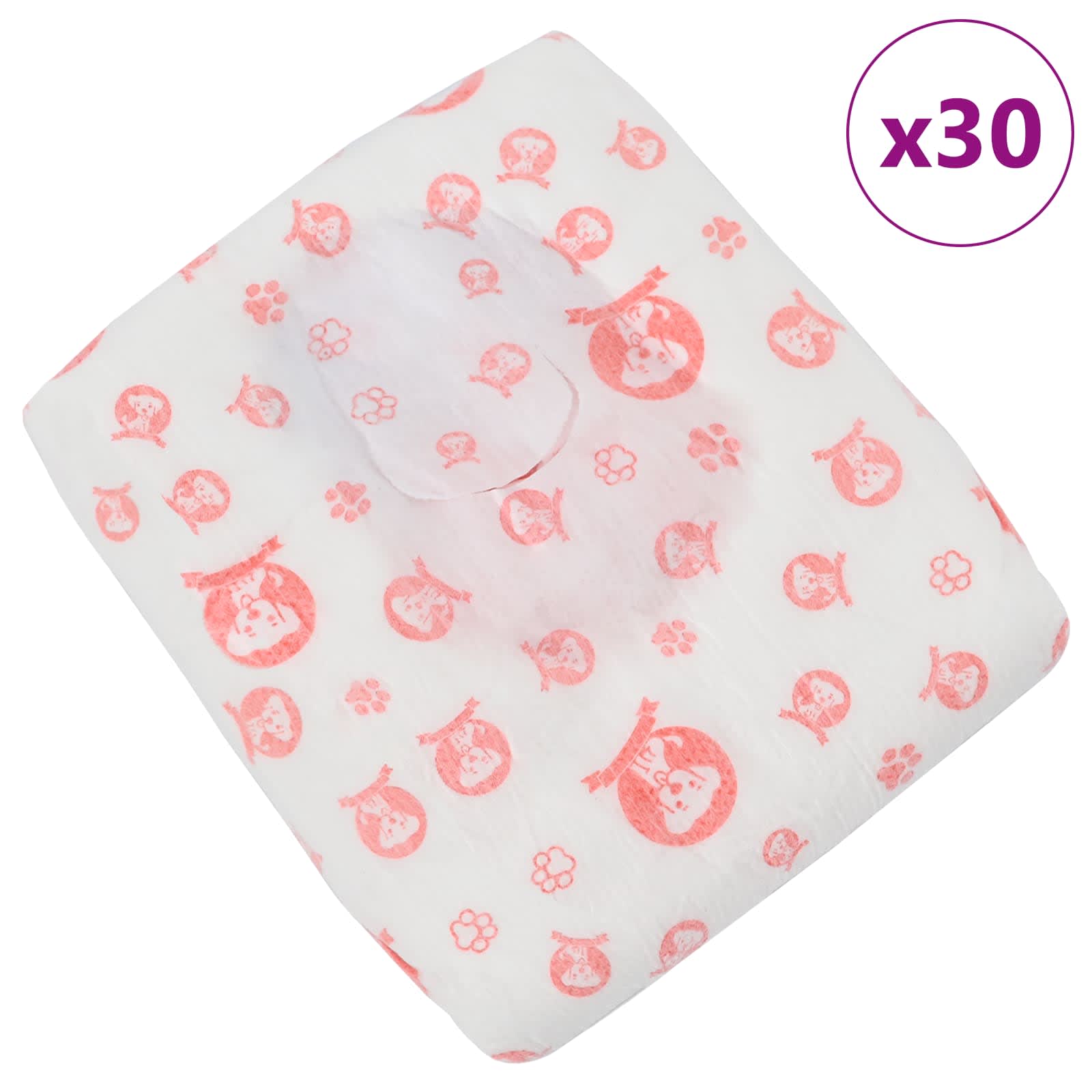 Einweg-Hundewindel für Rüden 30 pcs Weiß XS