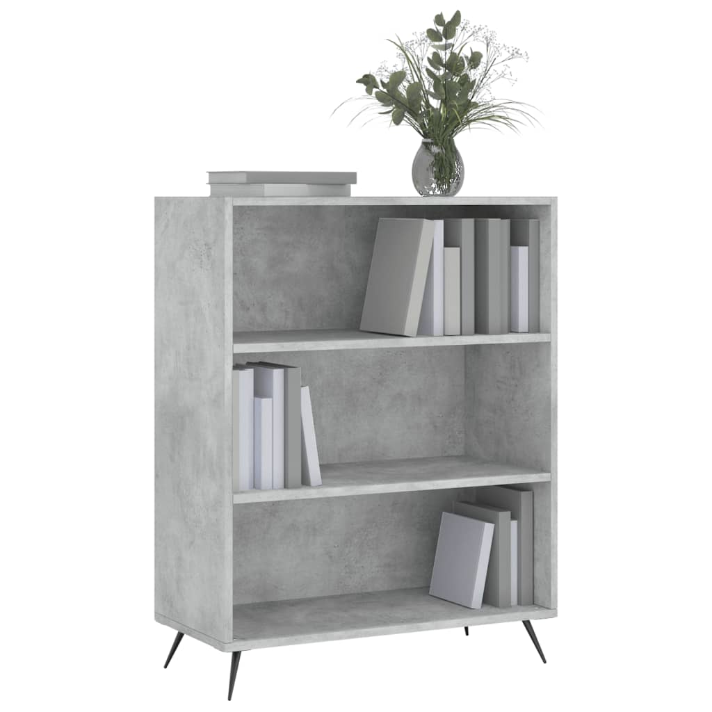 Bücherregal Weiß 69,5x32,5x90 cm Holzwerkstoff