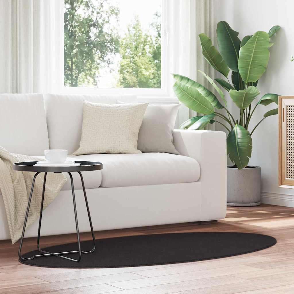 Bereichsteppiche HUARTE Anthrazit 100 x 200 cm 100 %Polyester