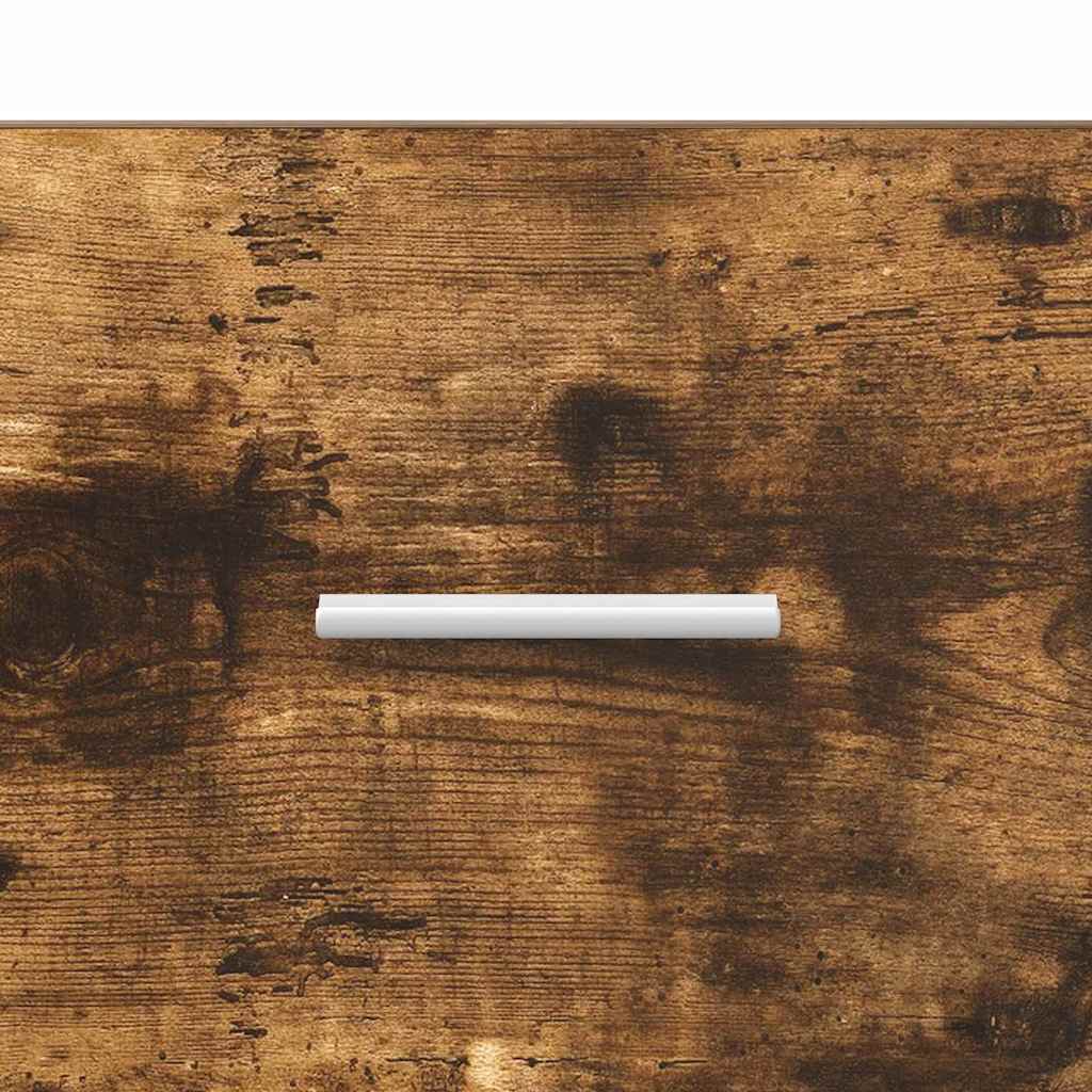 Kopfteil mit Nachttischen Weiß Holzwerkstoff