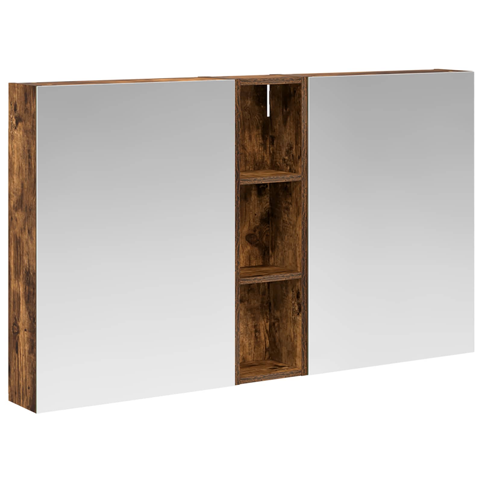 Badezimmerschrank-Set 3 pcs 80 x 10,5 x 50 cm Holzwerkstoff