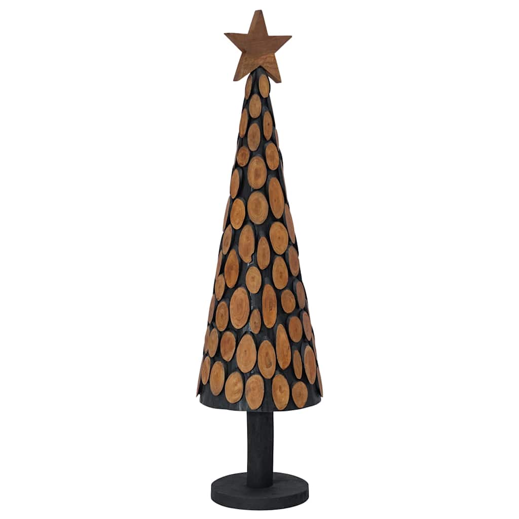 Weihnachtsbaum mit Ständer Braun 61 cm Massivholz Teak
