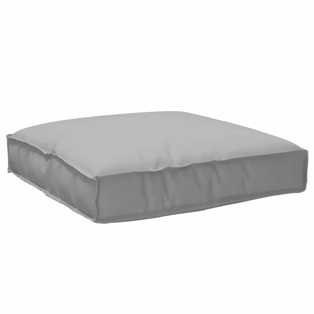 Kissen Anthrazit 80 x 80 x 12 cm Oxford-Stoff