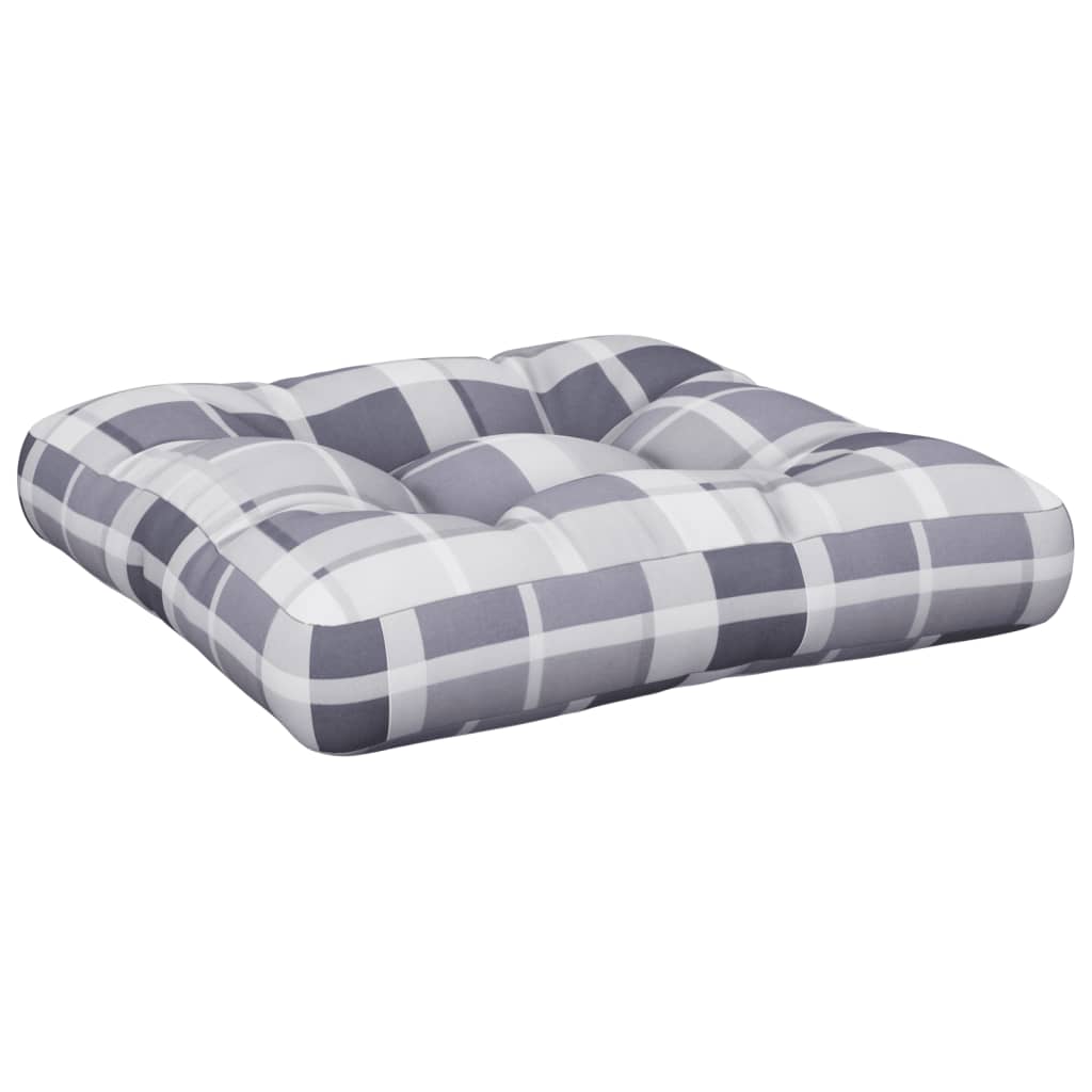 Palettenkissen Anthrazit 50x50x12 cm Stoff