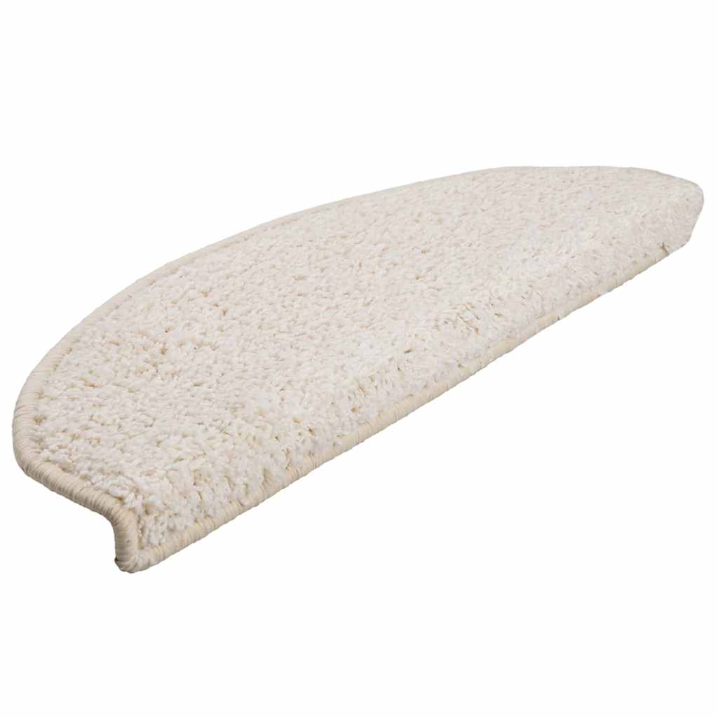 Stufenmatten 15 Stk. 56x17x3 cm Grau Halbrund