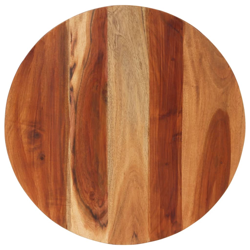 Tischplatte Massivholz Akazie Rund 15-16 mm 40 cm