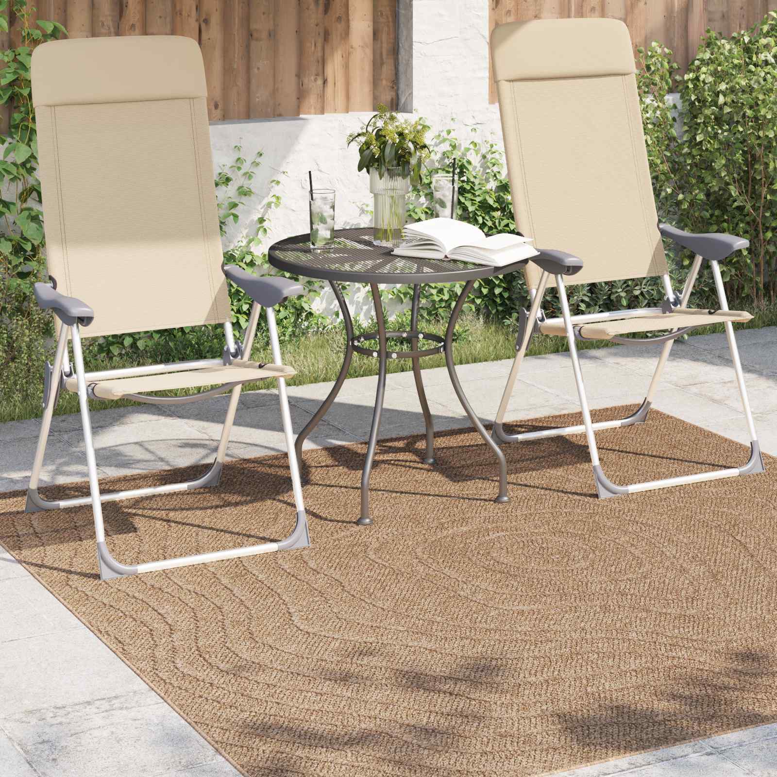 Bereichsteppiche Rechtwinklig AGIRA Natur 150 x 80 cm Polyester