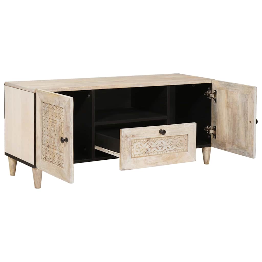 TV-Einheiten mit Regal Hellbraun 105 x 33 x 46 cm Holzwerkstoff