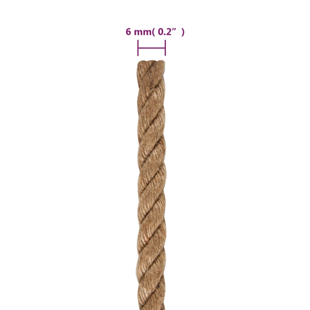 Seil 100 % Jute 10 mm 250 m