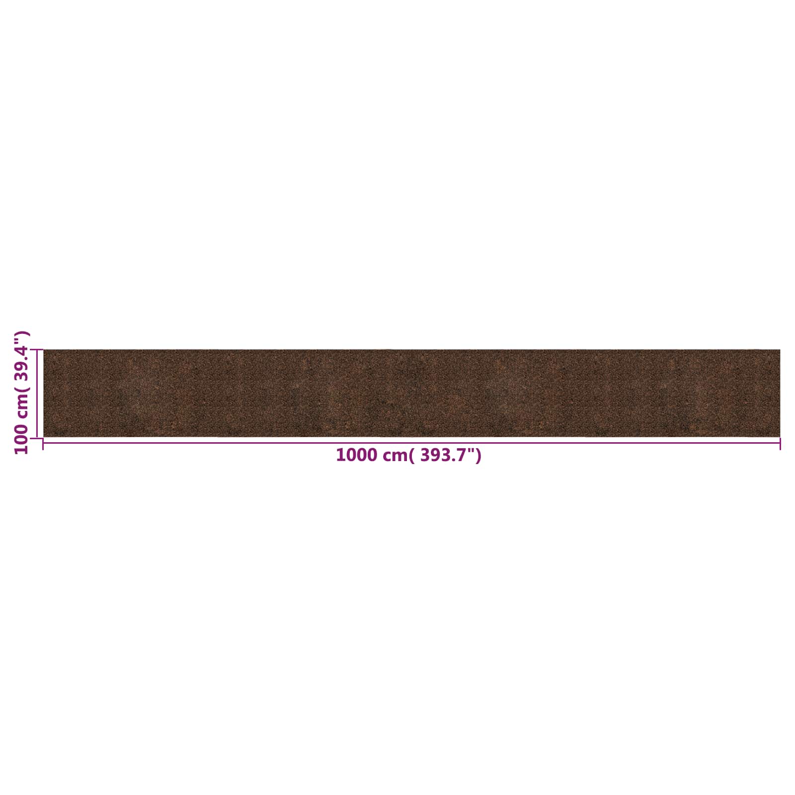 Korkrolle Braun 200 x 100 cm Kork und Gummi