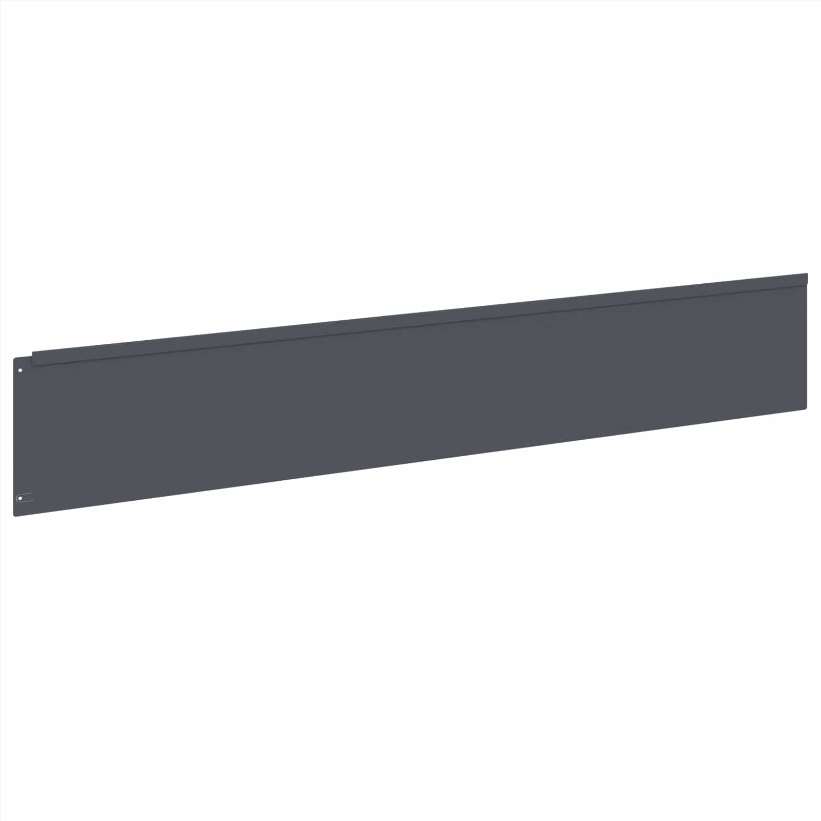 Raseneinfassung 10 pcs 100 x 12 cm Stahl Anthrazit