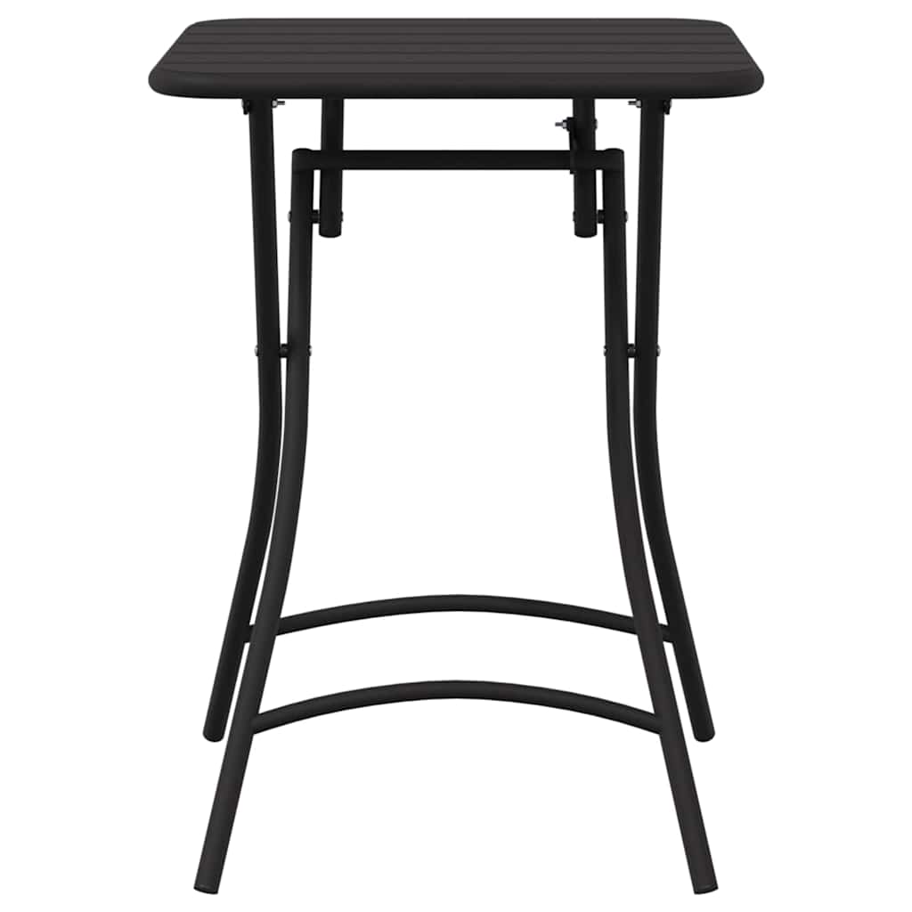 Bistrotisch Weiß 55 x 55 x 72,5 cm Pulverbeschichteter Stahl