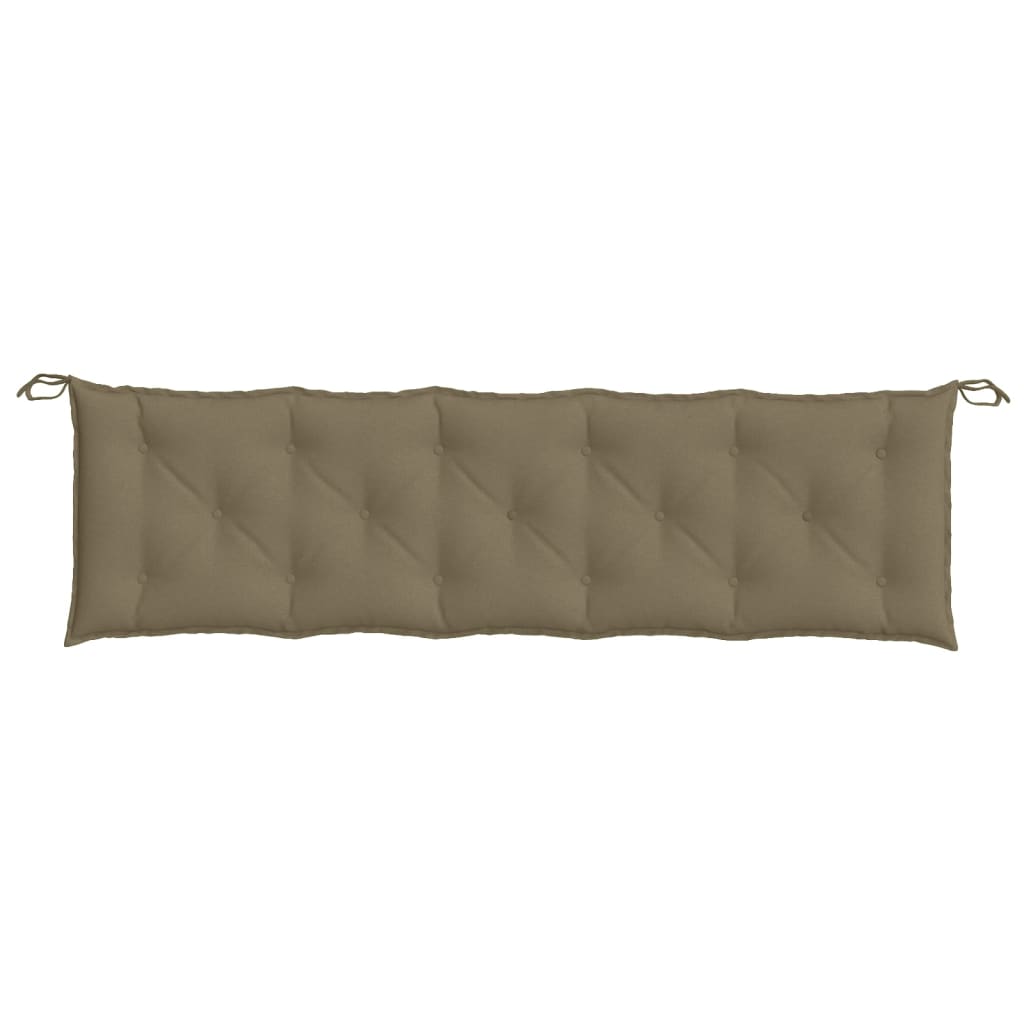 Gartenbank-Auflage Melange Anthrazit 100x50x7 cm Stoff