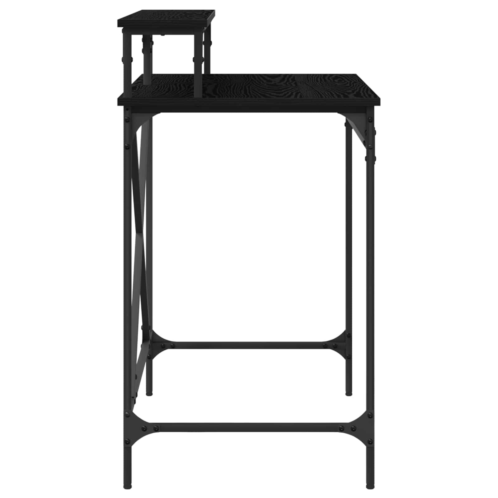 Schreibtisch Sonoma-Eiche 100x50x90 cm Holzwerkstoff und Eisen
