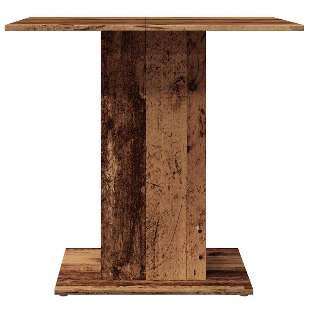 Esstisch Weiß 80x80x75 cm Holzwerkstoff