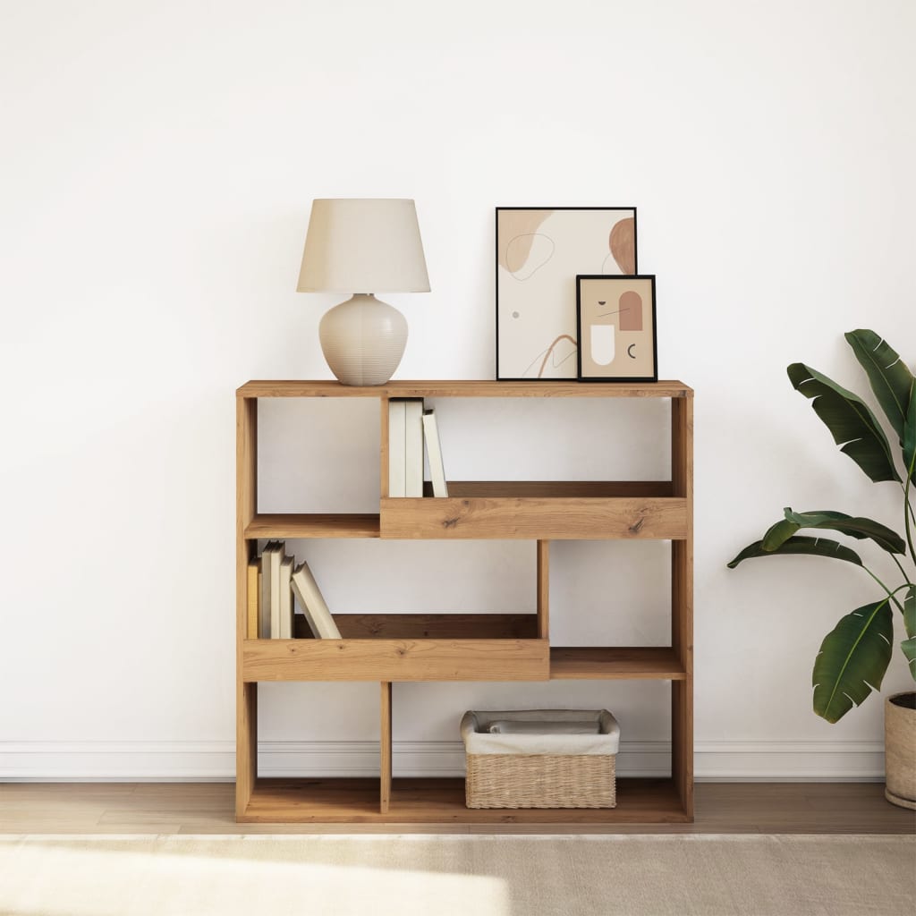 Bücherregal Räuchereiche 100x33x156,5 cm Holzwerkstoff