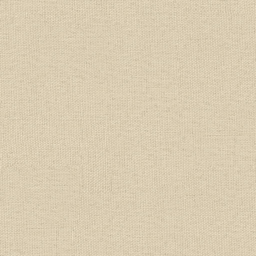 Sitzbank Hellgrau 100x75x76 cm Stoff