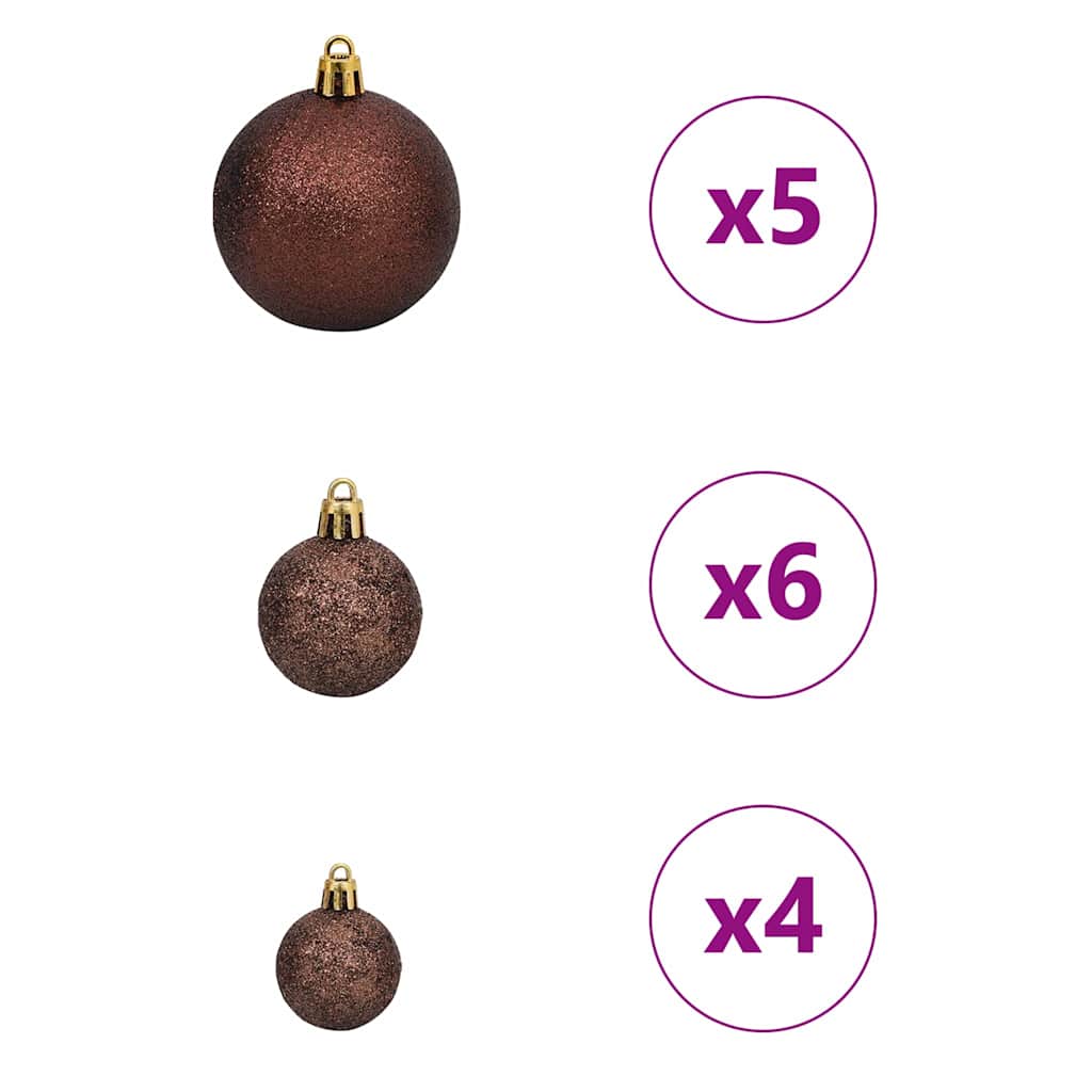 Künstlicher Weihnachtsbaum mit 150 LEDs mit Ständer Weiß 120 cm