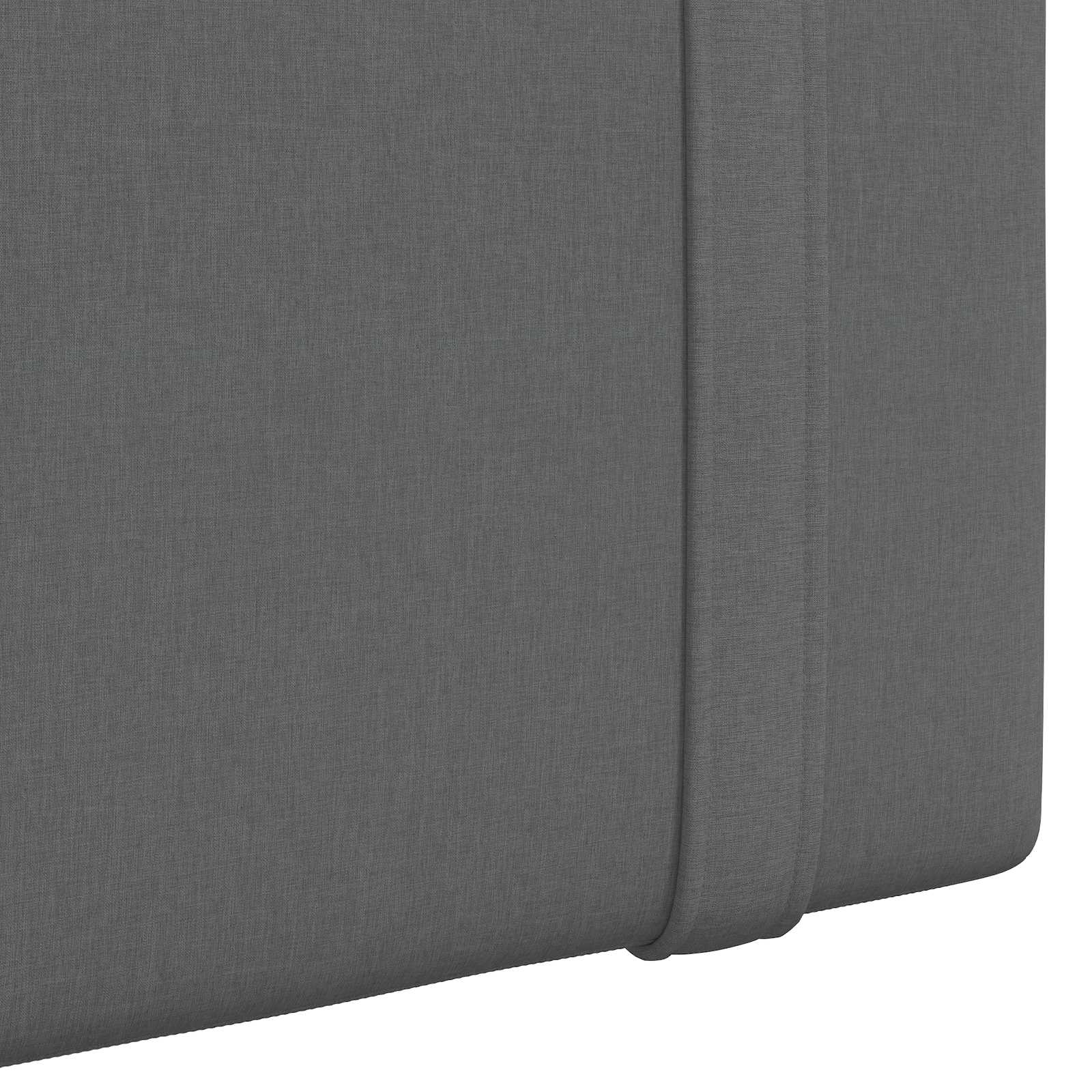 Hängendes Kopfteil Mit LED Licht Wolkengrau Stoff
