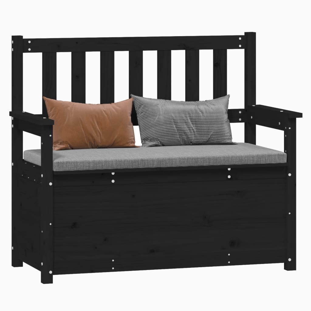 Sitzbank 112,5x51,5x96,5 cm Massivholz Kiefer