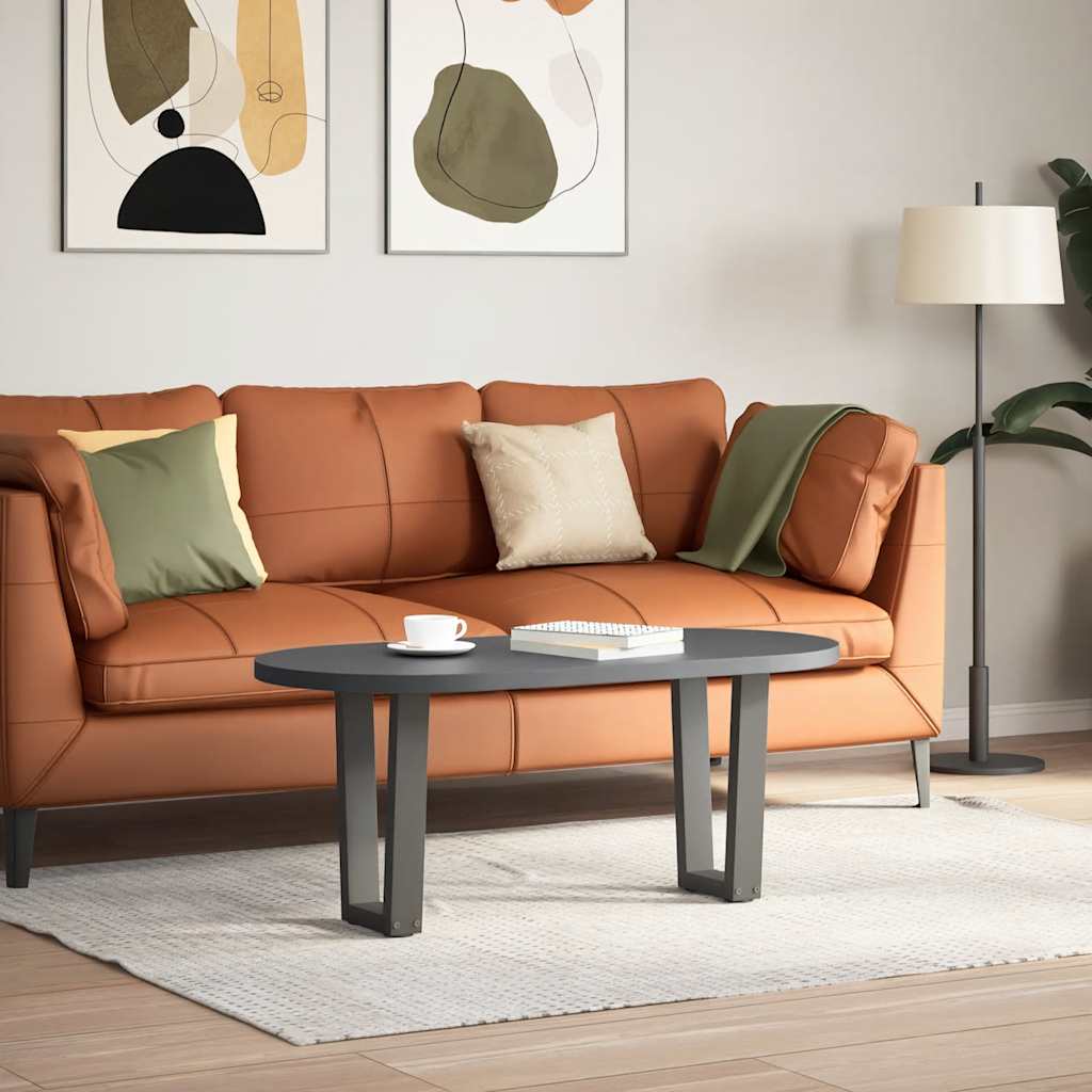 Couchtischbeine V-Form 2 Stück Schwarz 30x(30-31,3) cm Stahl