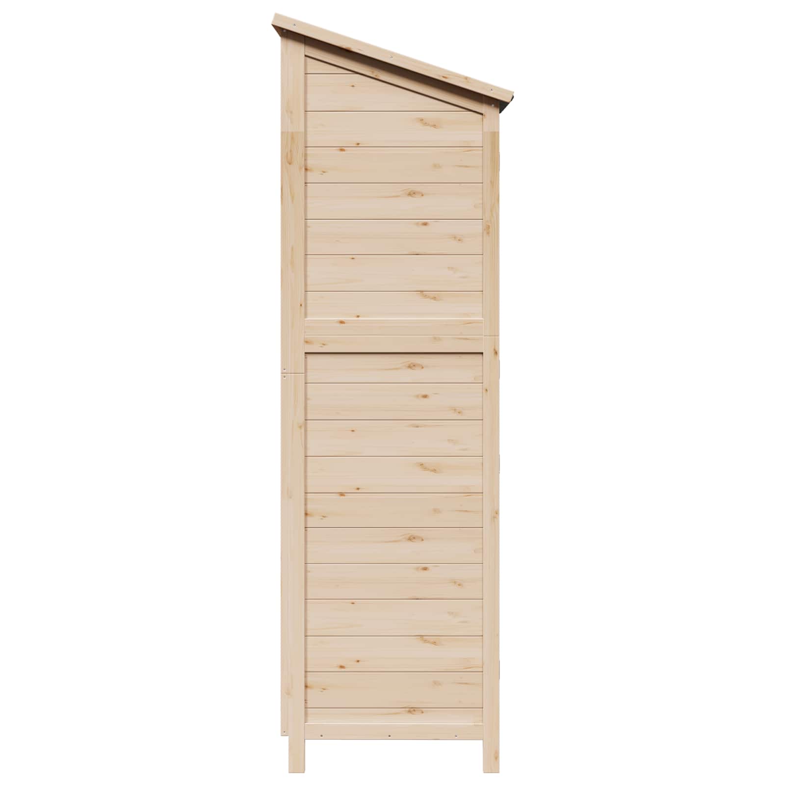 Gartenschuppen Natur 59 x 56 x 113,5 cm Massivholz aus Fichte