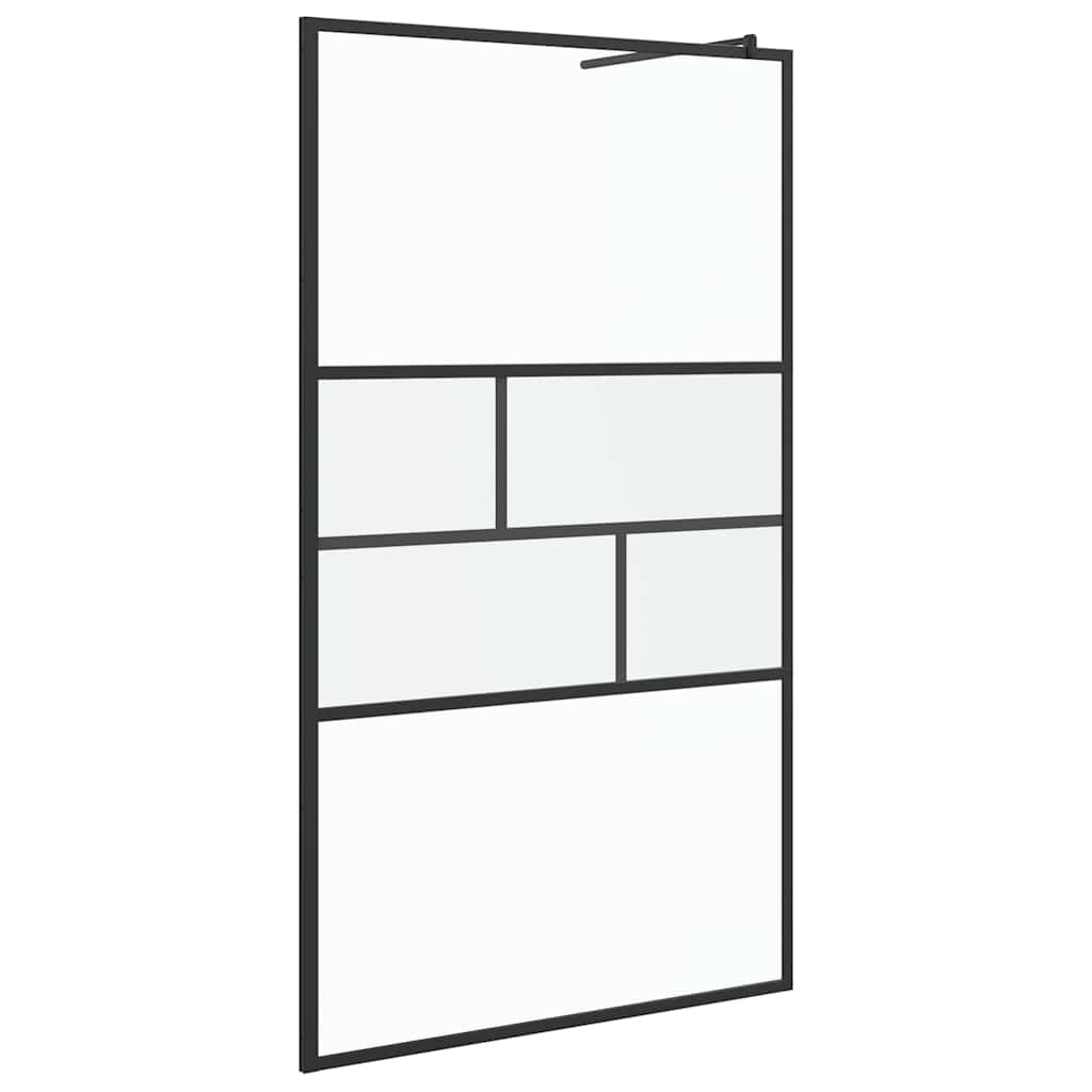 Duschwand für Begehbare Dusche mit Klarem ESG-Glas 80x195 cm