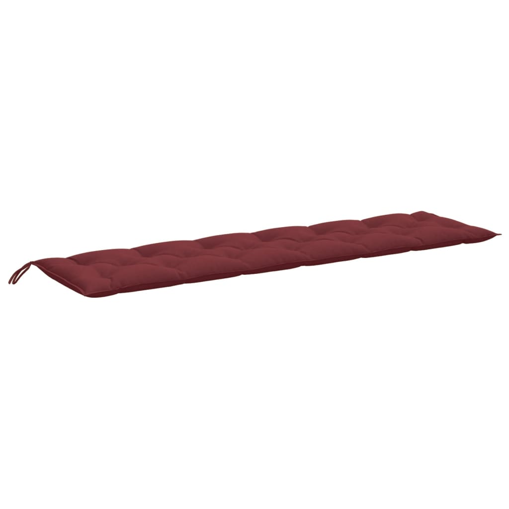 Gartenbank-Auflagen 2 Stk. Melange Anthrazit 100x50x7 cm Stoff