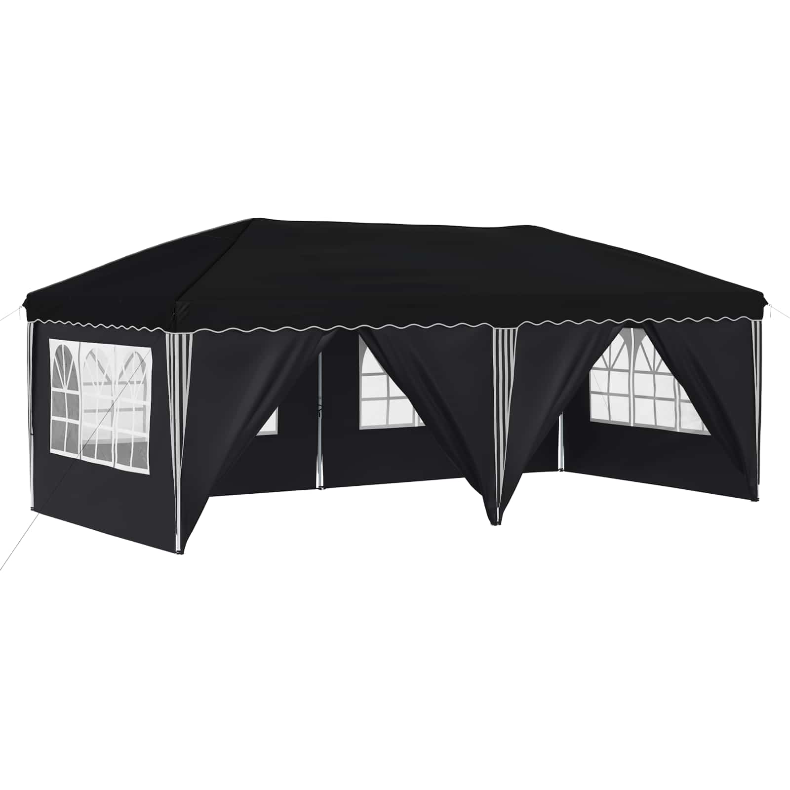Pop-up Partyzelt 575 x 290 x 245 cm Creme