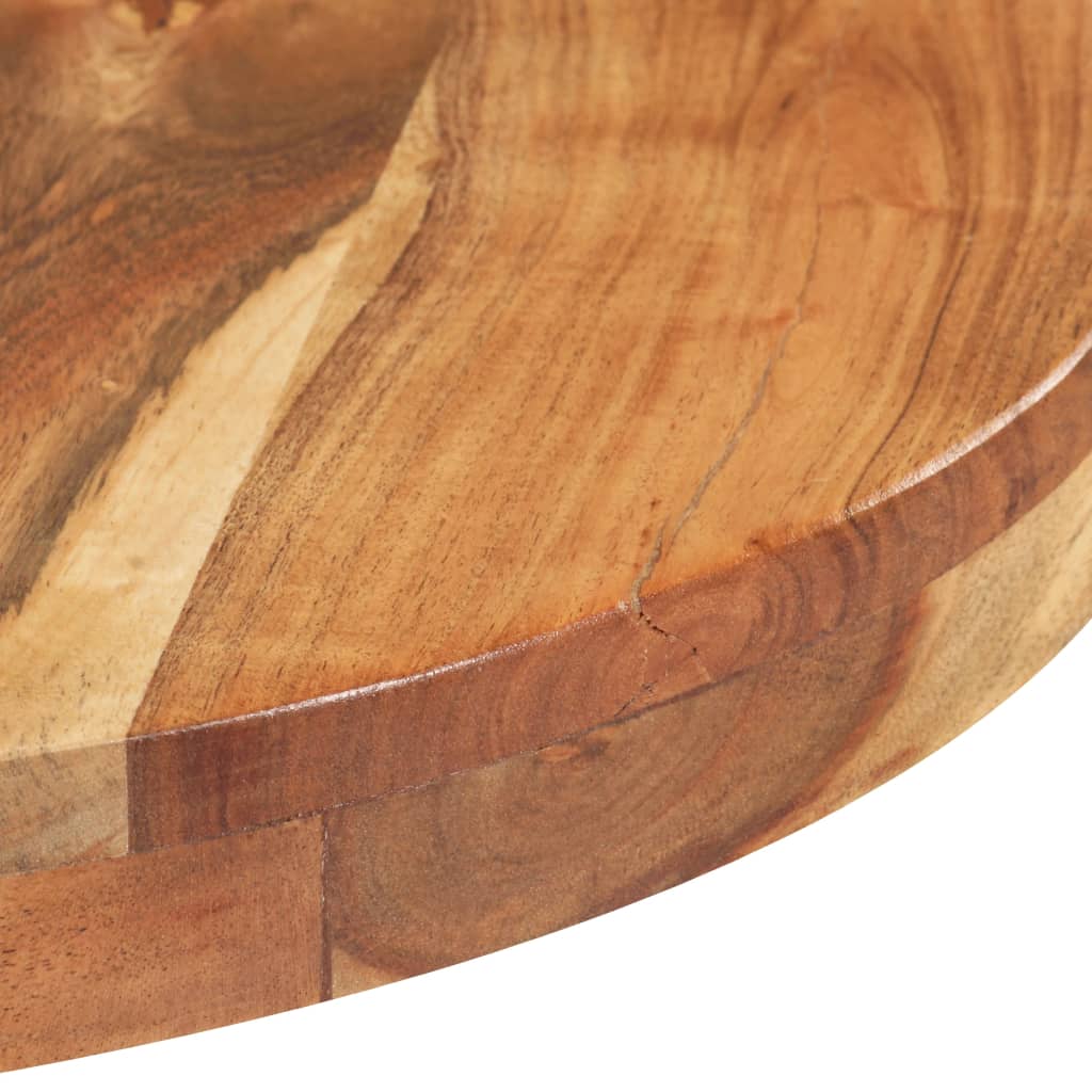 Bistrotisch Rund Ø60x75 cm Raues Mangoholz