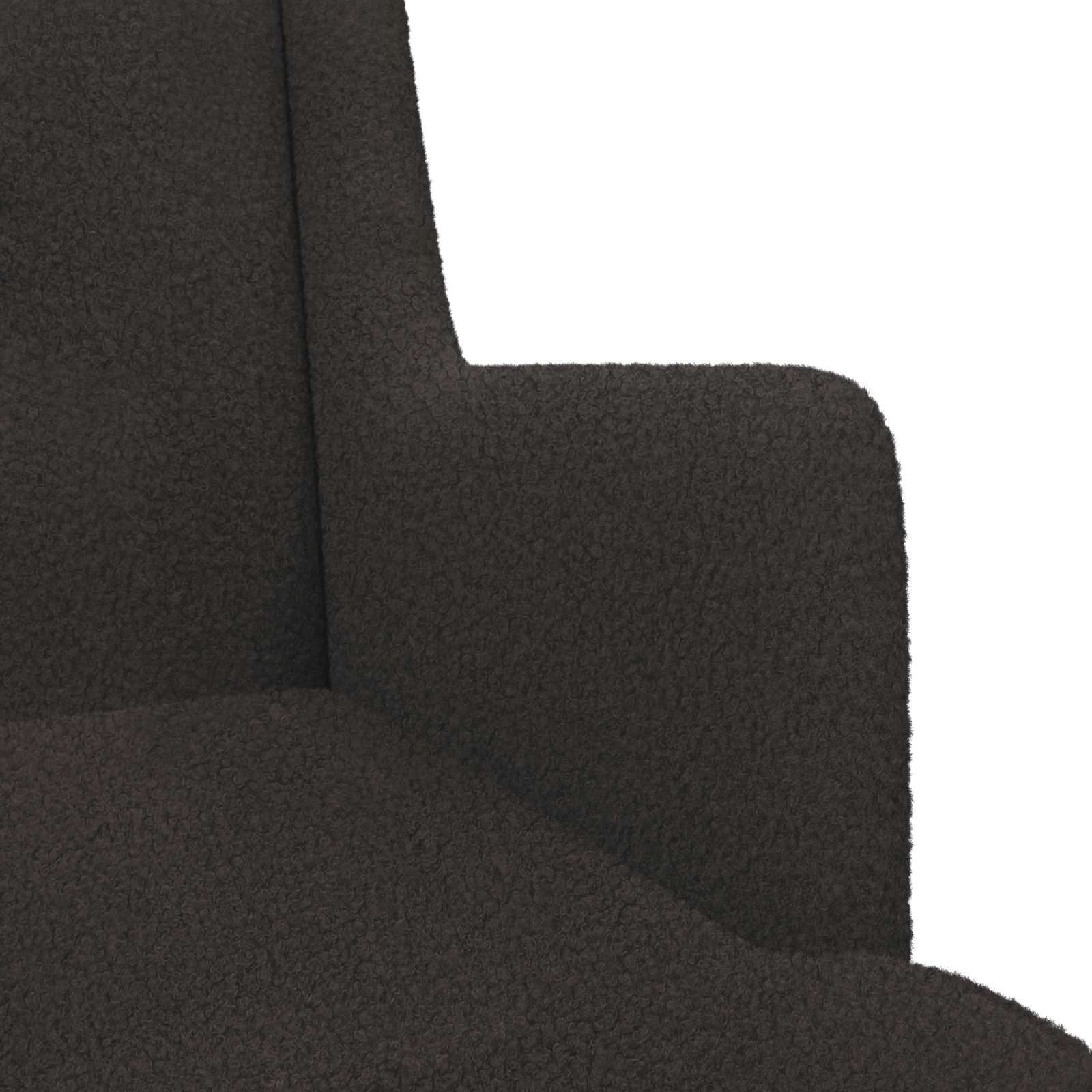 Schaukelstuhl Hellgrau 62 x 80 x 85 cm Bouclé