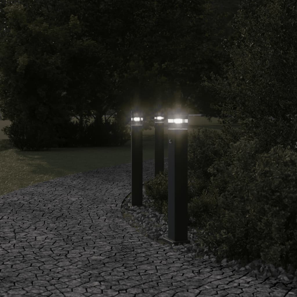 Wegeleuchte Schwarz 50 cm Aluminium