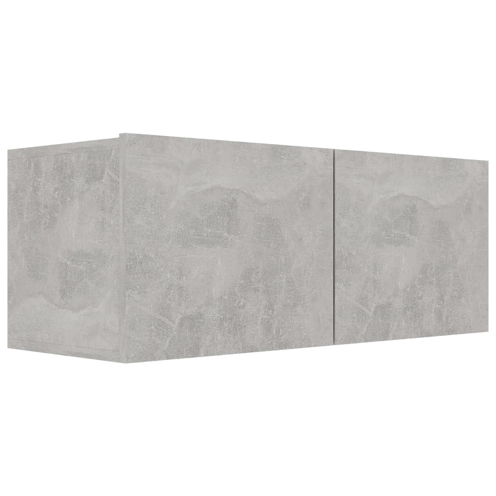 3-tlg. TV-Schrank-Set Weiß Holzwerkstoff