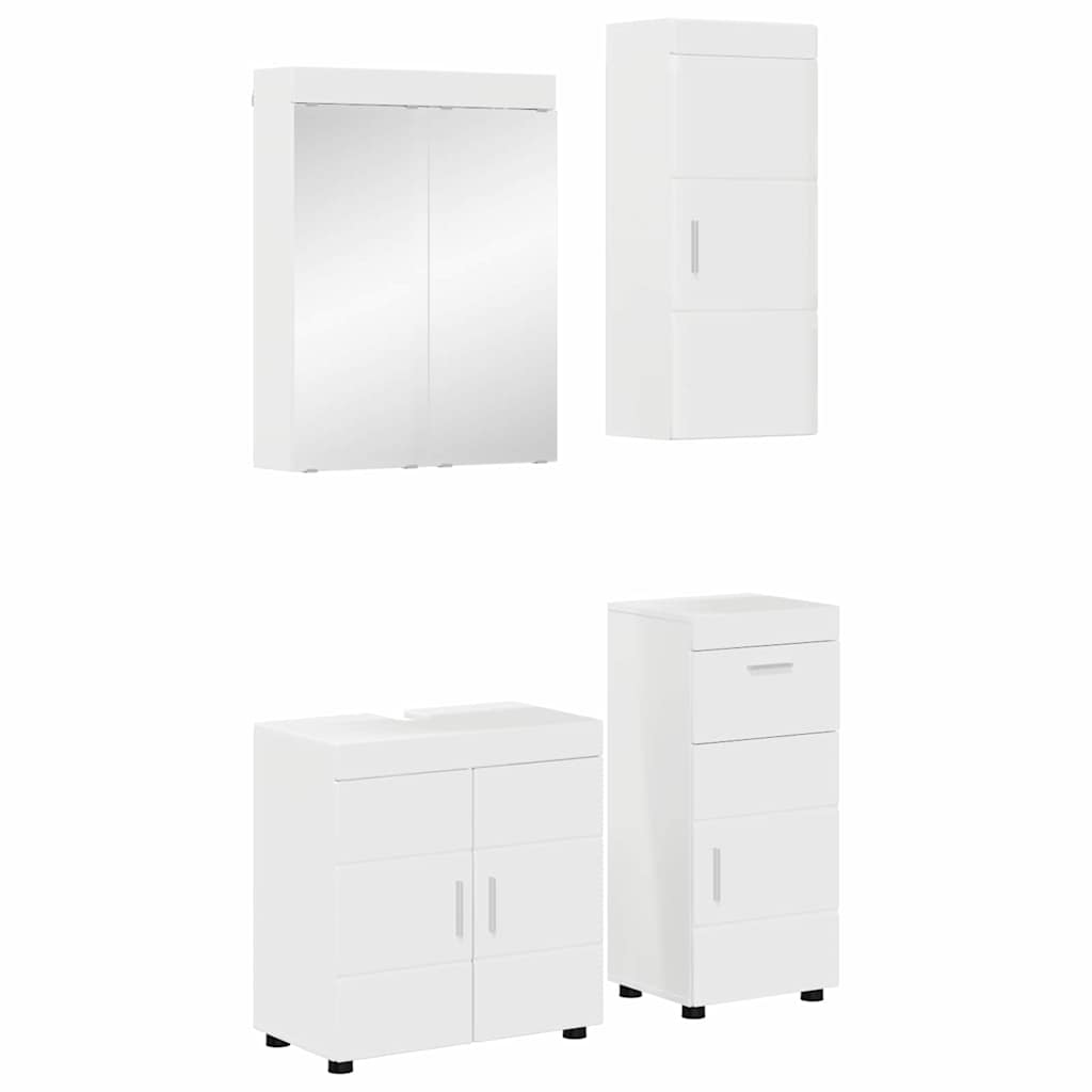 Badezimmermöbel-Set TULUM 2 pcs Weiß 60 x 34 x 63 cm