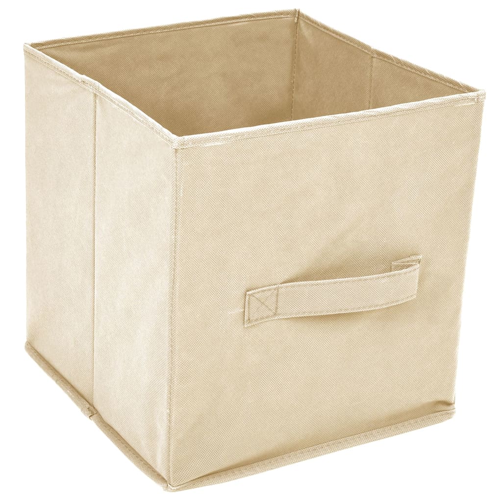 Lagerschrank mit 4 Stoffkörben Schwarz 63×30×71 cm Stahl