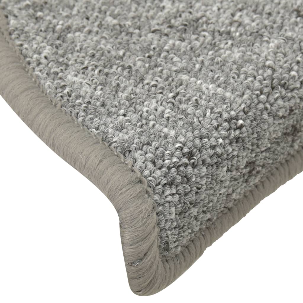 Stufenmatten 15 Stk. 56x17x3 cm Anthrazit Halbrund