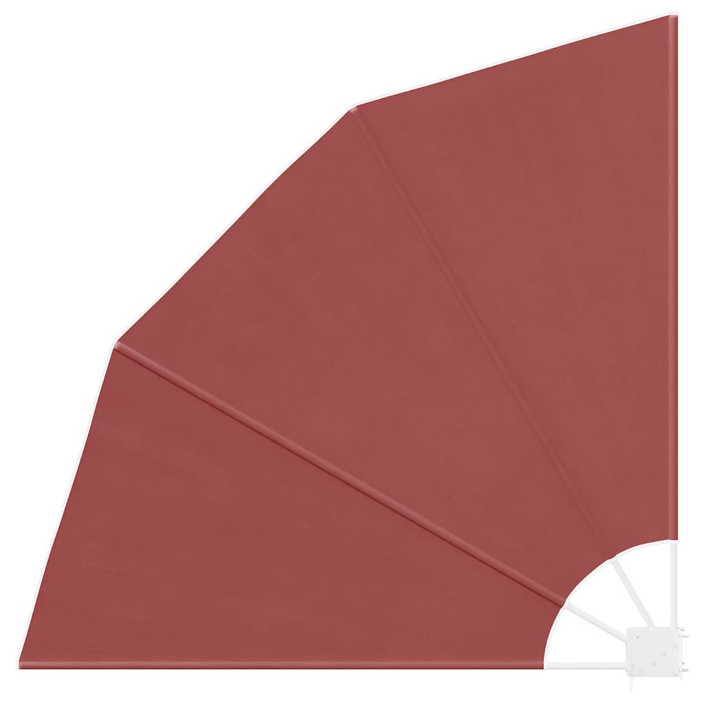 Faltbarer Balkonfächer Grau 210×210 cm