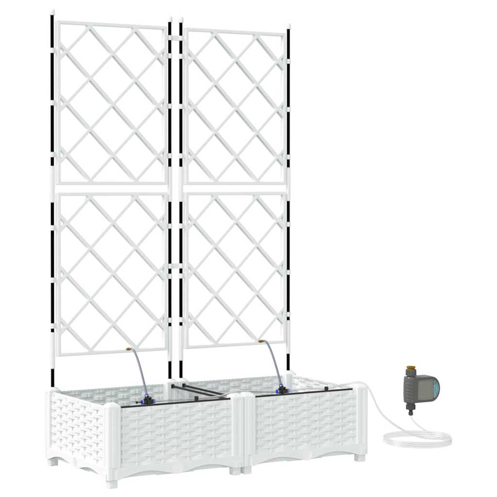 Garten-Pflanzgefäß 4 Stk. Braun 160 x 40 x 22 cm PP