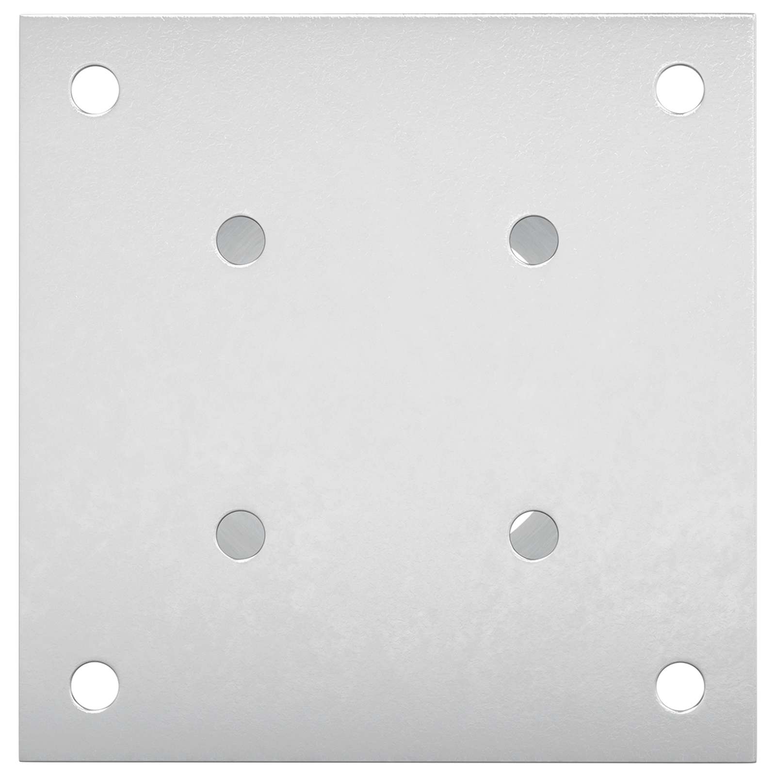 runder Bodenanker 4 pcs Silber 15 x 15 x 15 cm Metall