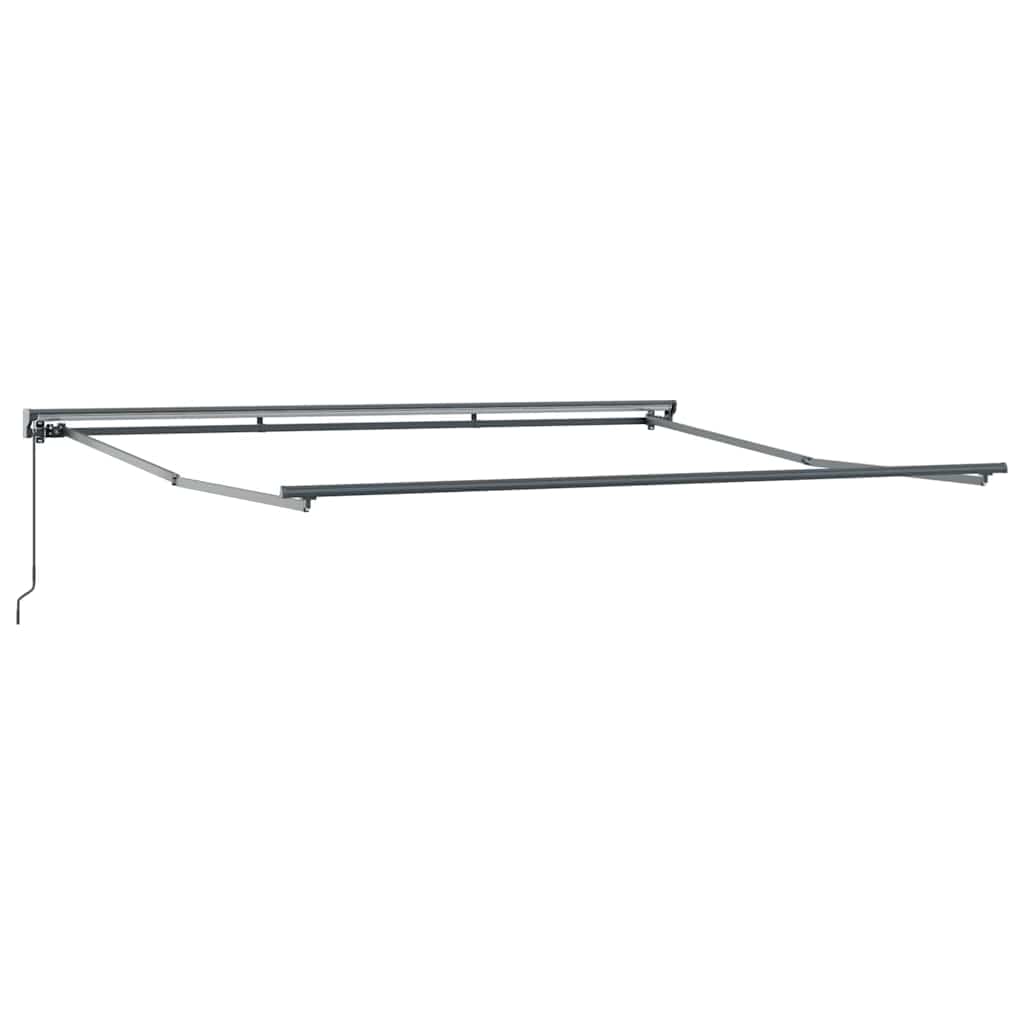 Markisenrahmen Verstellbar Weiß 2,5 x 2 m Stahl